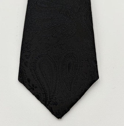 Legend or Lies Mens Paisley Slim Corbata Zipper Necktie