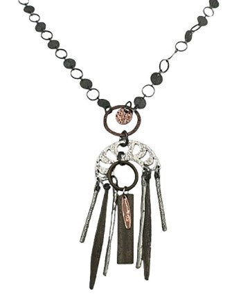 Legend or Lies Mixed Metal Hanging Chandelier Necklace