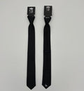 Legend or Lies Mens Tonal Slim Corbata Zipper Necktie