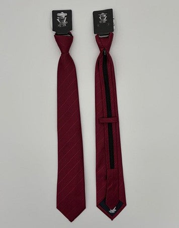 Legend or Lies Mens Stripe 3.2' Corbata Zipper Necktie