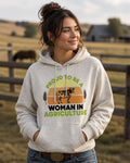 Legend or Lies Woman In Agriculture Boyfriend Fit Hoodie