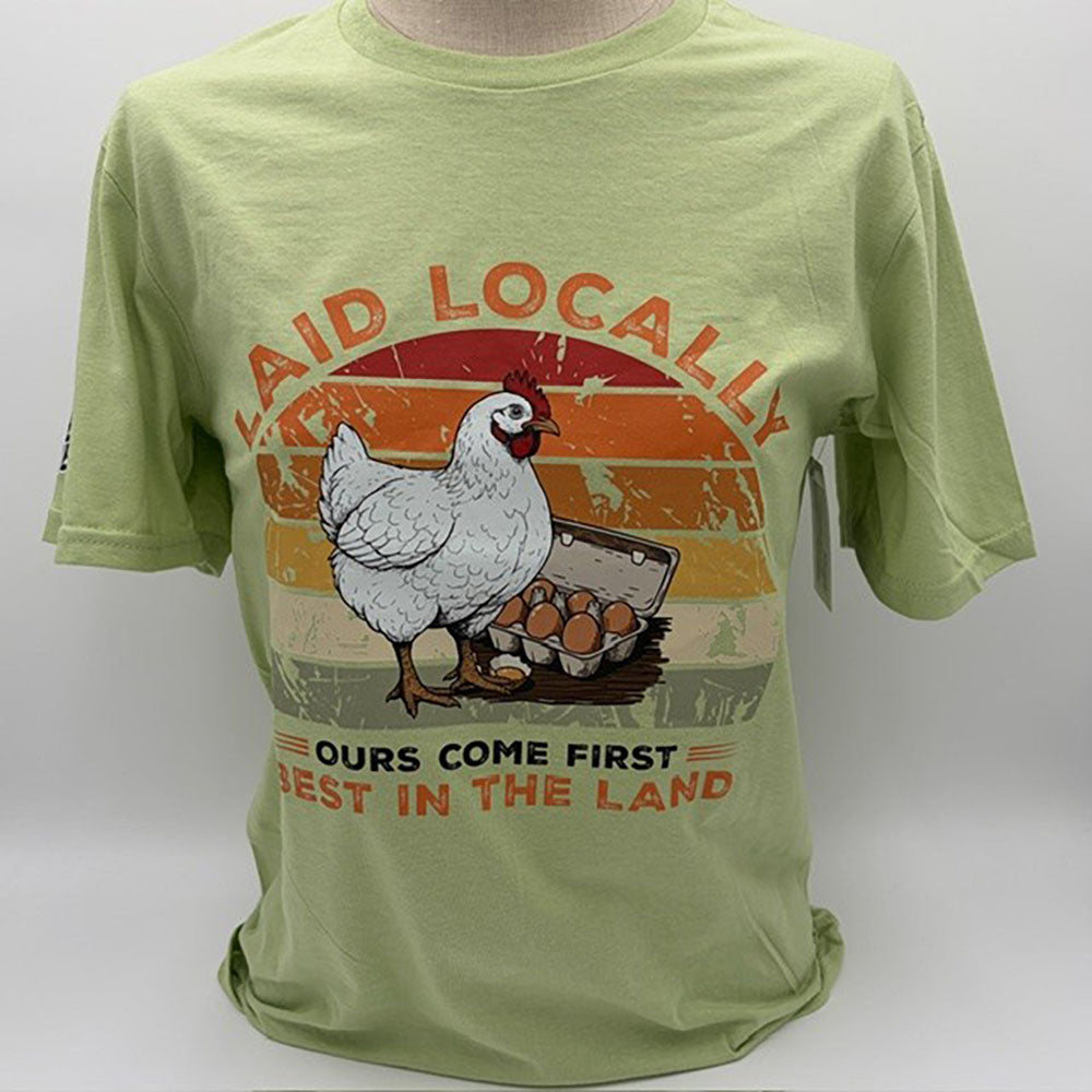 Legend or Lies Laid Locally Womens Front Print T-shirt