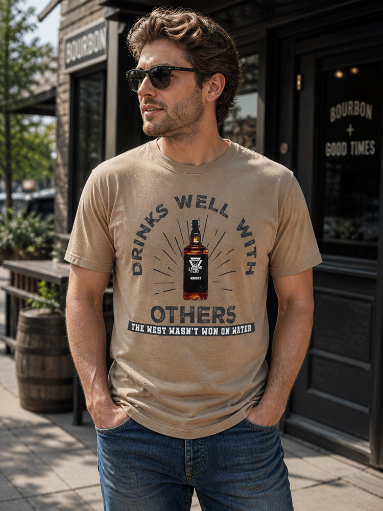 Legend or Lies 'Drinks Well With Others' Unisex Tee