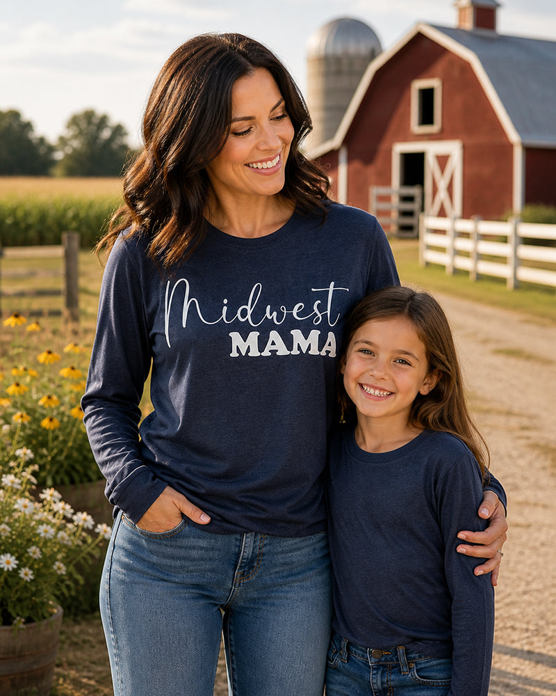 Legend or Lies Midwest Mama Long Sleeve Soft Unisex Fit Tee