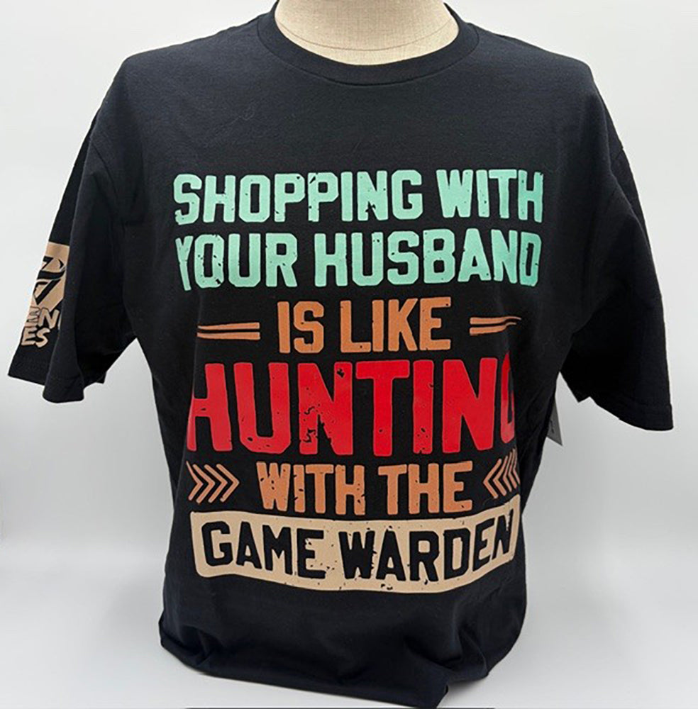 Legend or Lies Hunting Game Warden Husband Womens Tee