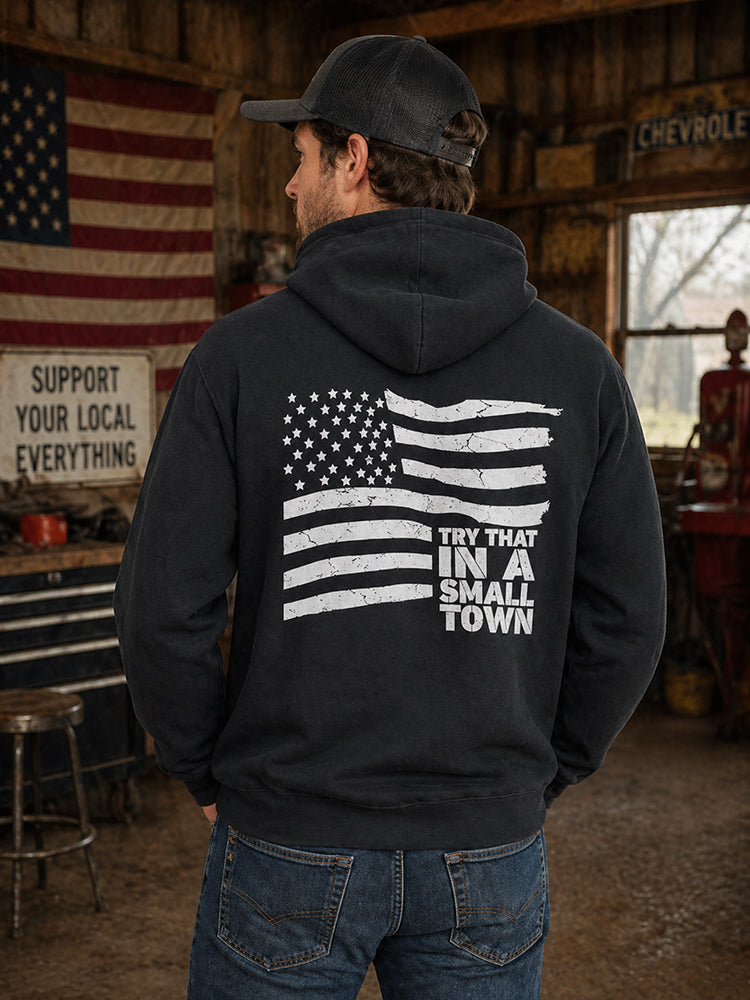 Legend or Lies Try That In A Small Town Fleece Hoodie